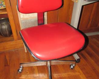 Vintage vinyl chair