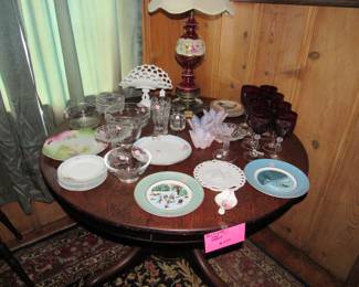 Antique oak dining table