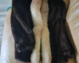 Beautiful Fur Jacket.
Mink and Fox