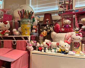 Gobs of Hello Kitty collectibles!