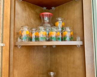 Hazel Atlas Vintage Kitchenware sets & Jelly Glasses