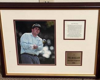 Greg Norman signed collector's items