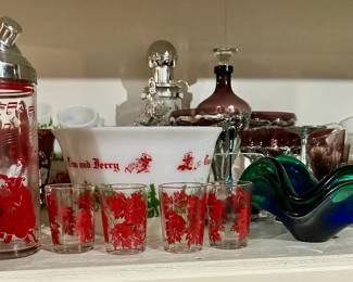 Murano Glass, collectible bar ware