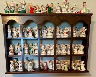 Lefton and Napco figurines, entire sets of "Girl/Boy of the Month" as well as Lefton & Napco Christmas figurines