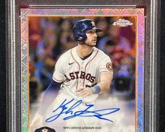 2023 Topps Logofractor Kyle Tucker Auto PSA 10
