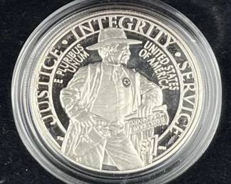 2015 Silver Proof US Marshals 225th Dollar 90%