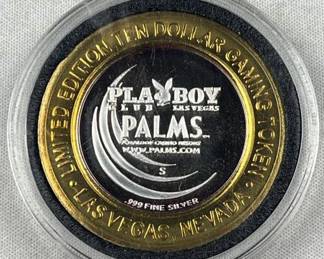 3/5oz Silver Strike Casino Token, Playboy Club