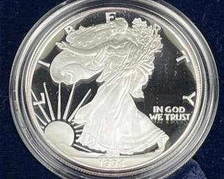1994 Proof American Silver Eagle .999 in Box