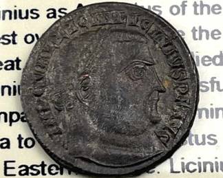 c. 308-324AD Roman Licinius I Bronze Follis Coin