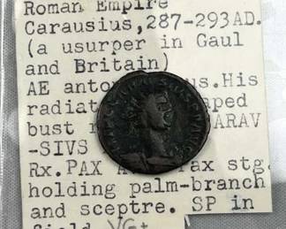 c. 287-293 AD Roman Carausius Antoninianus