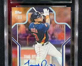 2023 Topps Jeremy Pena Autograph CGC 10/10
