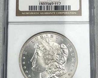 1879-S NGC MS63 Morgan Silver Dollar, US $1