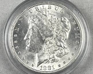 1881 Morgan Silver Dollar, Quality