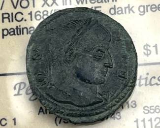c. 307-337AD Roman Constantine I AE Follis, XF