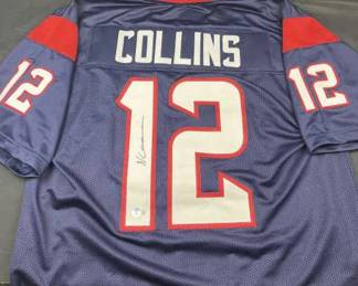 Nico Collins Signed Jersey, Beckett COA Texans