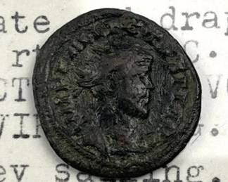 c. 293-296AD Ancient Roman Allectus Quinarius