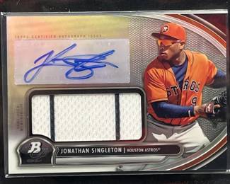 2013 Bowman Platinum Jon Singleton Auto/Relic