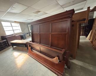 king sley bed with matching dresser (not shown) King size end of bed bench