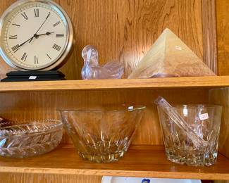 many nice vintage serving pieces