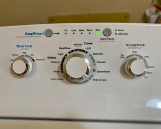 like new, two months old, GE washer