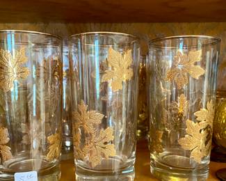 great vintage drinking glass collection