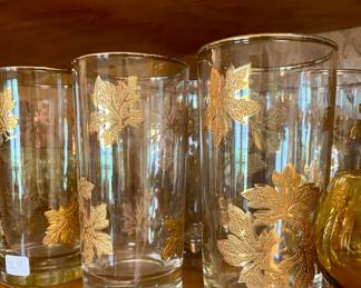 great vintage drinking glass collection