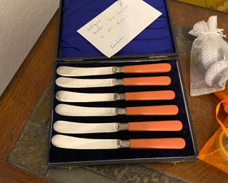 antique butter knives, England