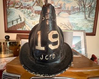 Antique 1920s Fireman Hat