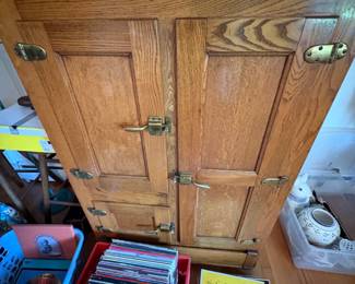 Antique Oat Ice Box