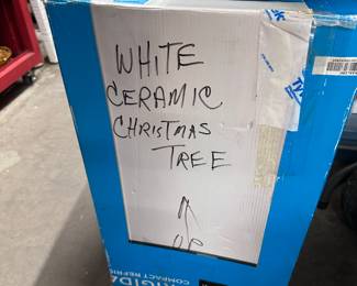 White Ceramic Christmas Tree