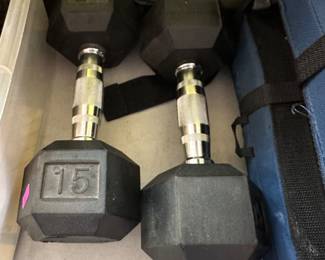 15 Pound Dumbbells