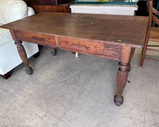 Antique Table 2 Drawers