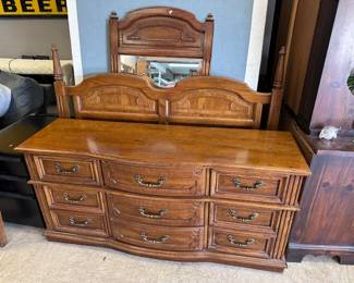 3pc Oak Bedroom Set