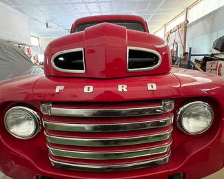 1948 F Series Cherry Red Pickup