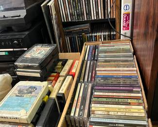 8 tracks, CDs & records