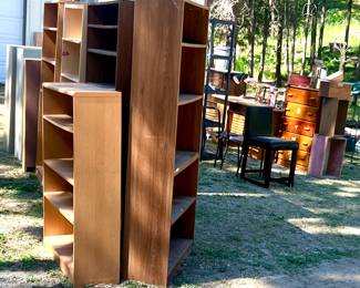 TONS of misc storage shelving