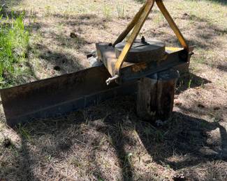 Blade goes with 1950s Ford tractor