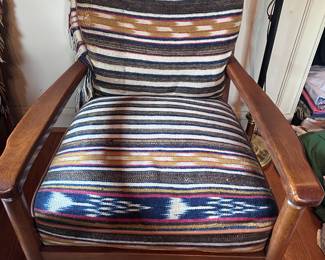 (PAIR) of Gustav Stickley Bros arm chairs