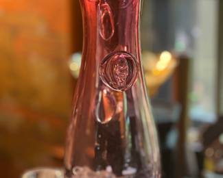 Riekes Glass Pitcher. Fairly Rare