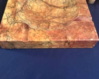 Antique Onyx Cigar Ashtray ....