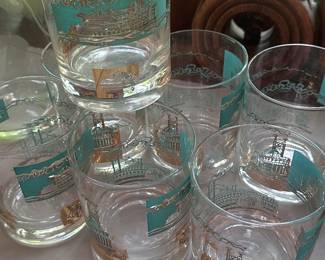 Southern Comfort , vintage rocks glasses