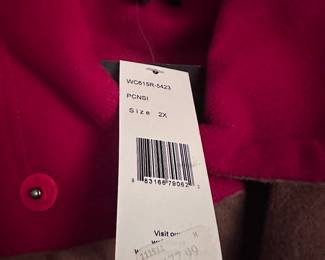 70% of the clothes still have tags!