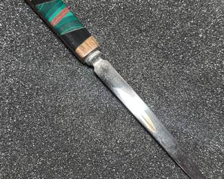 Malachite Inlay letter opener