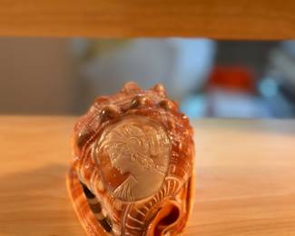 Shell with hand carved Cameo