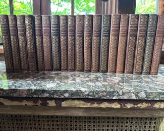 The works of Burroughs, Leatherbound set.