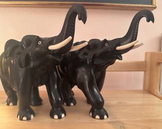 Heavy Ironwood Elephants..