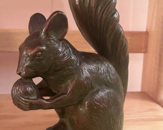 Even solid Bronze Squirrels find a nut every once in a while