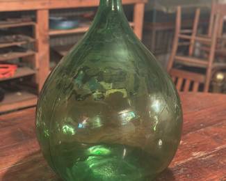 Oversized Large Green Bottle