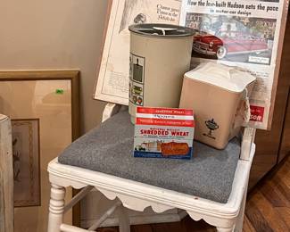 MID CENTURY CANISTERS