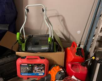 WEED EATERS AND LAWN SWEEPER